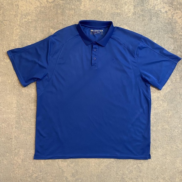 Ariat Other - Ariat Polo Shirt Mens 2XL Blue AriatTEK Heat Series Performance Golf Stretch